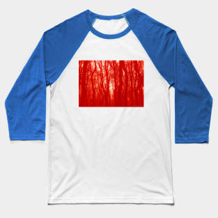 VELVET WOOD: Red Baseball T-Shirt